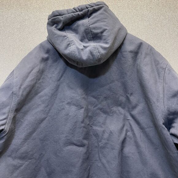 Walls Workwear Canvas Insulated Sherpa Lined Hooded Jacket Men's XL - Picture 4 of 10
